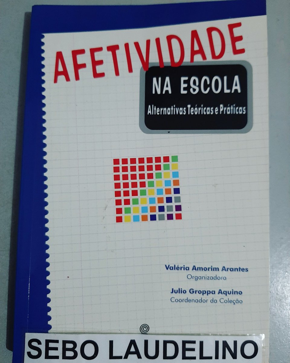 Sebodasarvores's tweet photo. Dica de livro loja virtual: "Afetividade na Escola" de Valéria Amorim Arantes R$ 20,00 💸+ frete.
Link para compra: https://t.co/SnGznmZ9xh
#dicadelivro #educação #pedagogia #afetividade #escola #euqueroler #amolivros #amoler #sebo #sebolaudelino #loja #QuintaDetremuraSDV https://t.co/8nf1wD4540