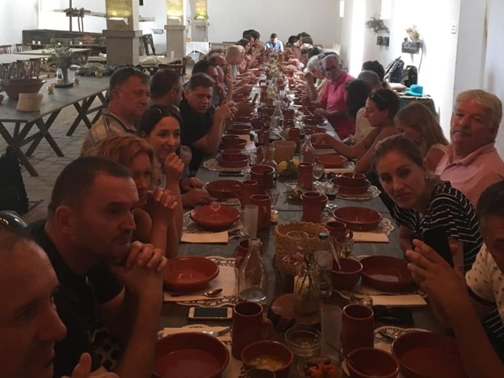 MedfestProject's tweet image. Study visit during the first day of the last conference meeting of the project #MEDFEST! 
The pictures from the gastronomy experiences of the Algarve region! 🍽