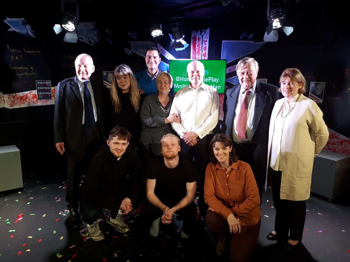 On the set of @HonourablePlay with cast and not one, but two, very distinguished and right honourable members whose parties can seemingly no longer accommodate them...