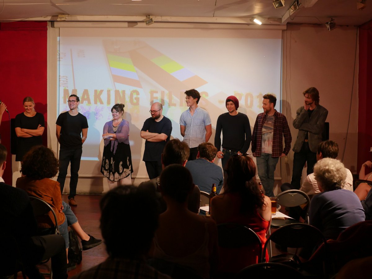 makefilmsclub's tweet image. 6th edition #MakingFilms was a success, thanks to all of the attendees and congratulations to our #filmmakers.
Wonderful audience, 13 short films made on a #zerobudget, and loads of anecdotes about #guerrilla #filmmaking.
Pics of the event! @fumigoation @MrJuanEchenique