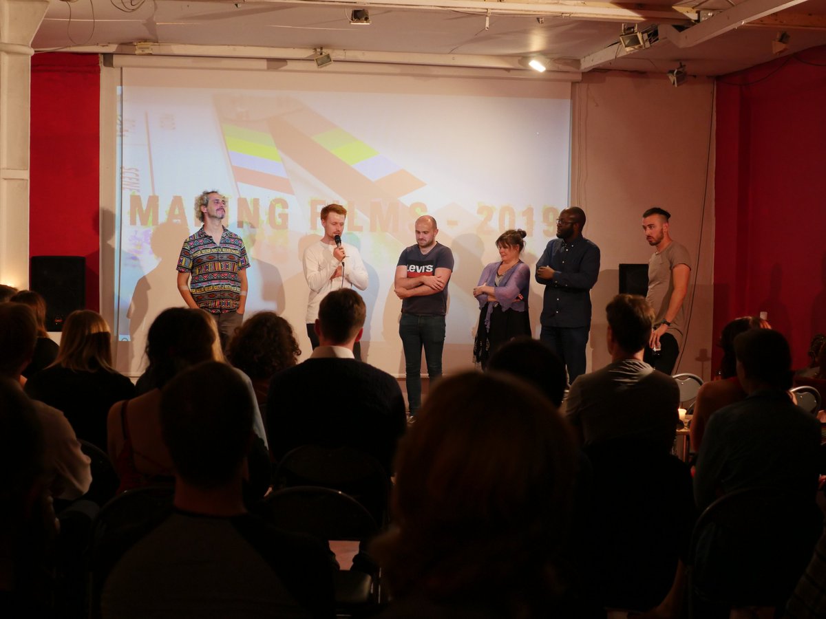 makefilmsclub's tweet image. 6th edition #MakingFilms was a success, thanks to all of the attendees and congratulations to our #filmmakers.
Wonderful audience, 13 short films made on a #zerobudget, and loads of anecdotes about #guerrilla #filmmaking.
Pics of the event! @fumigoation @MrJuanEchenique