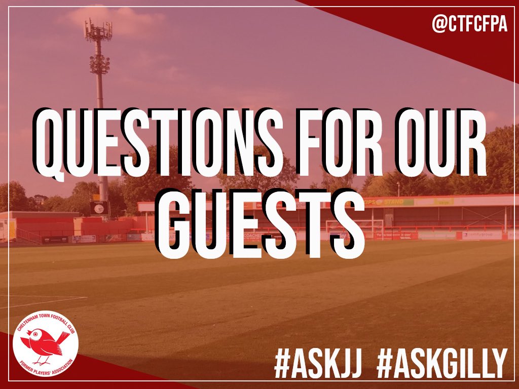 CTFCFPA's tweet photo. QUESTIONS: As we look forward to welcoming Steven Gillespie and JJ Melligan back to the @JonnyRocksLTD stadium this weekend.
We are asking for your questions for the two ex #ctfc greats.
Send them in and some will be asked at half time on Saturday.
Use #AskJJ and #AskGilly https://t.co/nfasmZMmIk