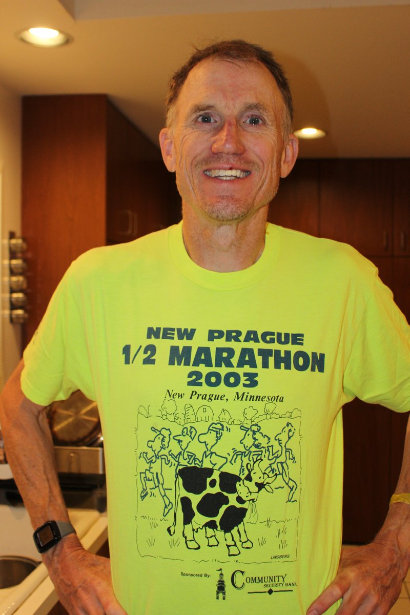 AustinJarrow's tweet image. Shirt of the day: 2003 New Prague Half-Marathon

#shirtoftheday #runwiththebest