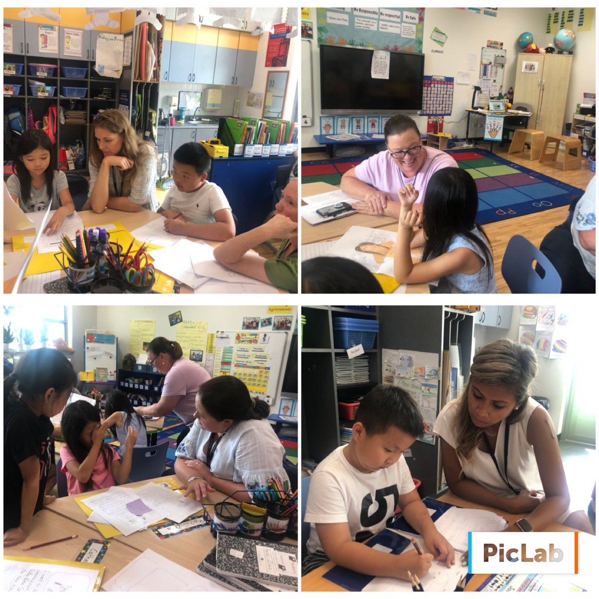 malihaiq5's tweet image. Our awesome teachers planning and teaching at our Writing Institute! #TCRWP #ReflectiveConversations #Coteaching @SASchina @MjHibbeln @serzinclioglu