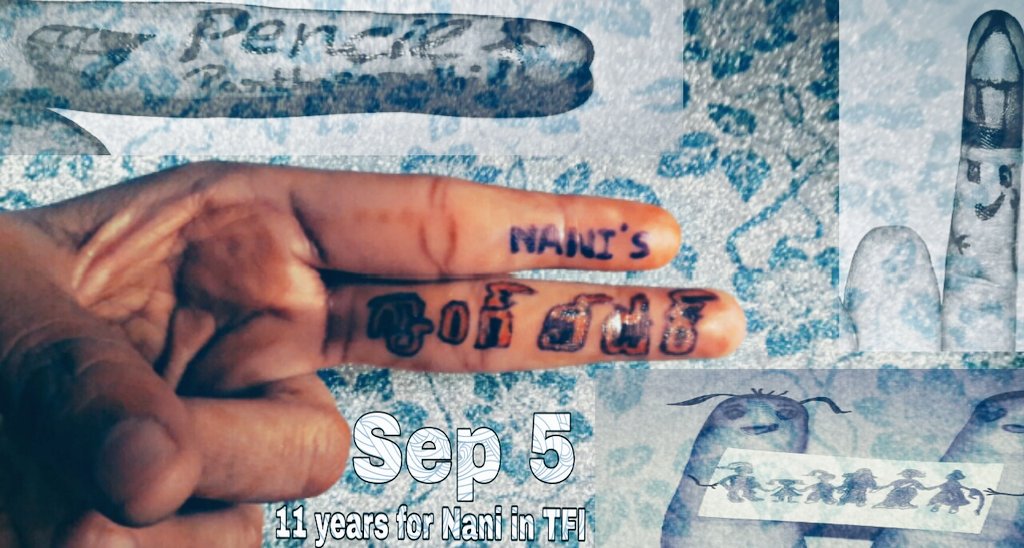 #Nani24 #Gangleader
Nani as #PencilParthasarathy✏ 
Release date:Sep 13,2019
@NameisNani
@priyankaamohan @ActorKartikeya @Vikram_K_Kumar @anirudhofficial
Can't wait to meet Mr.Pencil Pardhasarathy✏🤗
#11YearsofNaniInTFI
#11YearsForNaniinTFI 
#Fingerdrawing #Drawing