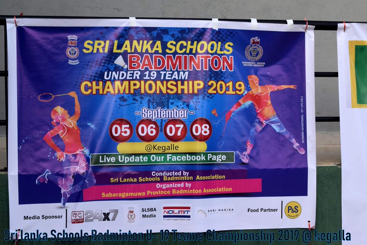SriLankaSBA's tweet photo. Sri Lanka Schools Under 19 Team Badminton Championship 2019 Tournament.
Our sponsors
#SLSBA #U19 #Badminton https://t.co/PxX629SK4g