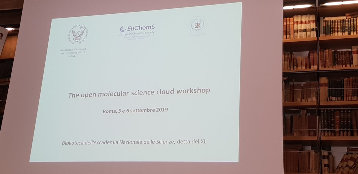 In Rome for the Open Molecular Science Cloud Workshop <a href="/MolSSI_NSF/">MolSSI</a>