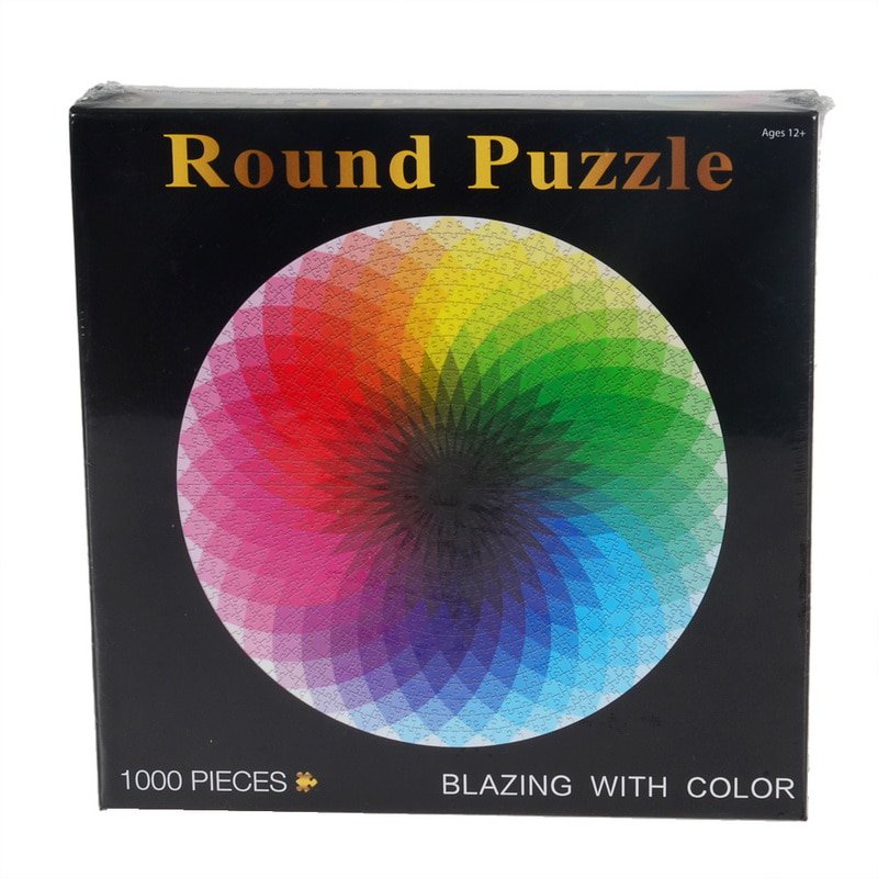 #cars #bags #computers #electronics #tech #garden #jewellery #watches #mothers #babies #pets #mobiles #plussize #toys #cornershop #cornerstores 1000 pcs/set Hot Selling Colorful Rainbow Round Geometrical Photopuzzle