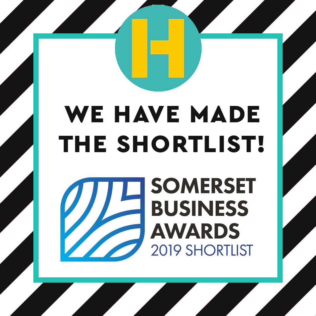 🎉MASSIVE NEWS!🎉
We have made the shortlist this year for the Somerset Business Awards 2019! Just to be recognised is a win for us! Fingers crossed for the judging...🤞#SBA2019