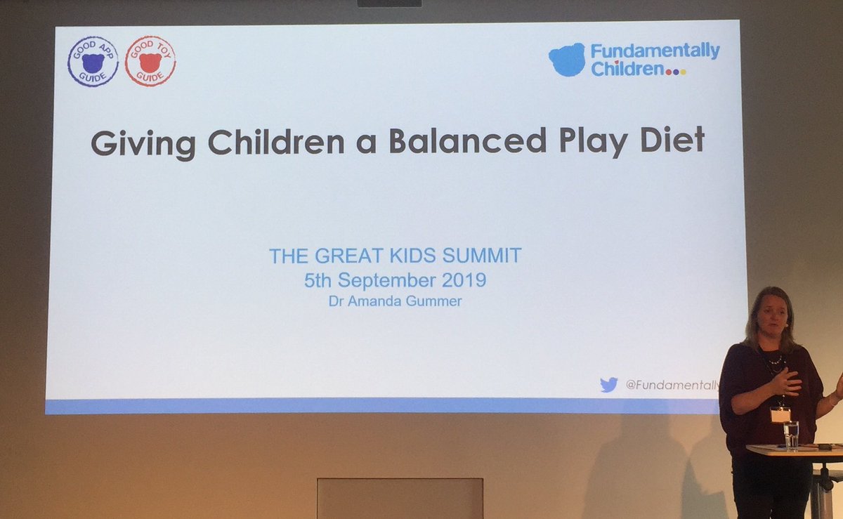HMR_Int's tweet photo. @FundamentallyHQ‘s @MandaGummer about giving Children a Balanced Play Diet! #kidssummit https://t.co/gLD5hWTlky
