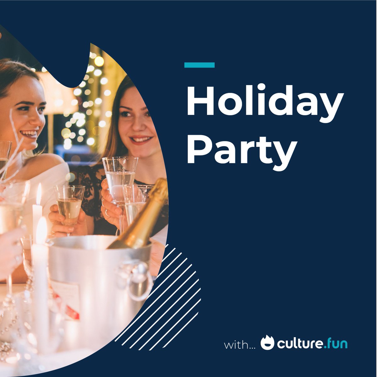 CultureDotFun's tweet image. Delight your employees 😮 organize a HOLIDAY PARTY!!

 #teambuilding #companyculture #events #culture #fun #teamwork #parties #workingtogether #teamoutings #culturefun #ideas #eventplanning  #memories