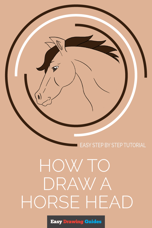 how to draw a horse head step by step for kids