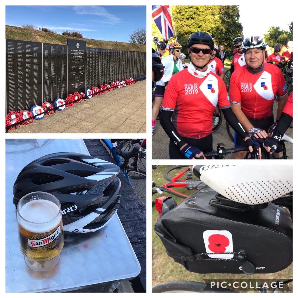 Day one of #pedal2paris done for <a href="/PoppyLegion/">Royal British Legion</a> #greatcausegreatpeople