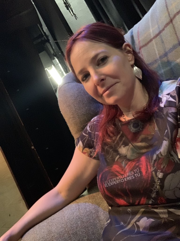 theAliceRoberts's tweet photo. I am nicely settled in @theatresevern and ready for a cosy fireside chat about archaeology, bones and ancient bling... https://t.co/1reLq0kCPz https://t.co/iyfc4wzcok