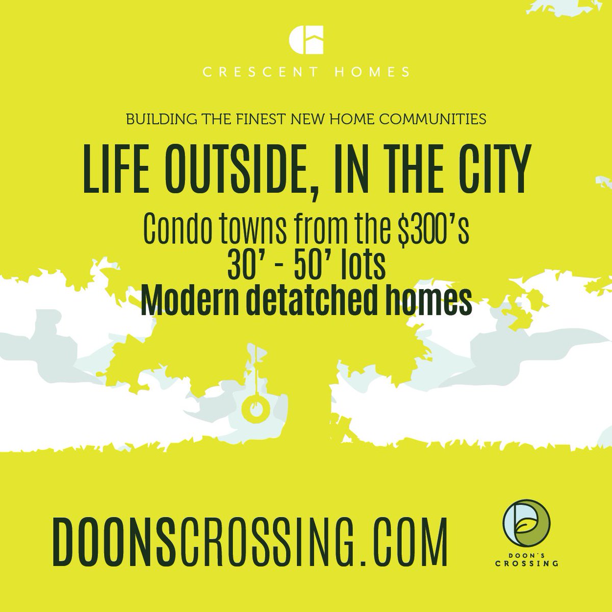 Yep the launch is happening this month!  Doon's Crossing is officially opening in the next 2 weeks.  This is the BEST, most private location in Doon South!  Register at doonscrossing.com and don't miss out on this PERFECT location!  #NewBuild #KWAwesome <a href="/CaCrescent/">Crescent Homes</a>