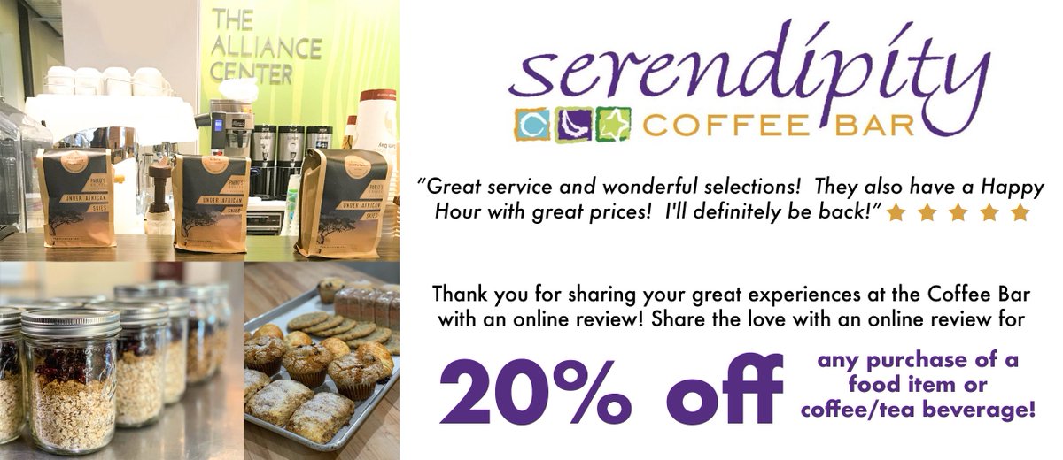 We love hearing your feedback!  Stop by our Coffee Bar at #thealliancecntr for a special treat!!! #serendipitycatering #denver #coffee #coffeebar #denverfoodie #denvereats
