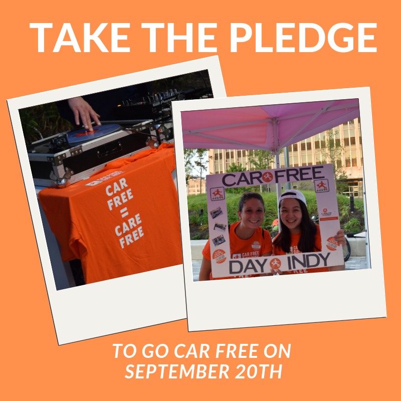 CommuteIndy's tweet photo. Car Free = CARE FREE! Save money and help the environment by going Car Free or Car-Lite on September 20th for Car Free Day Indy. Learn more: https://t.co/GYK2FvEXmt 

#commuterconnect  #carpoolcool #commute #CarFreeDayIndy #CarFreeIndy https://t.co/p9PN0y1BRT
