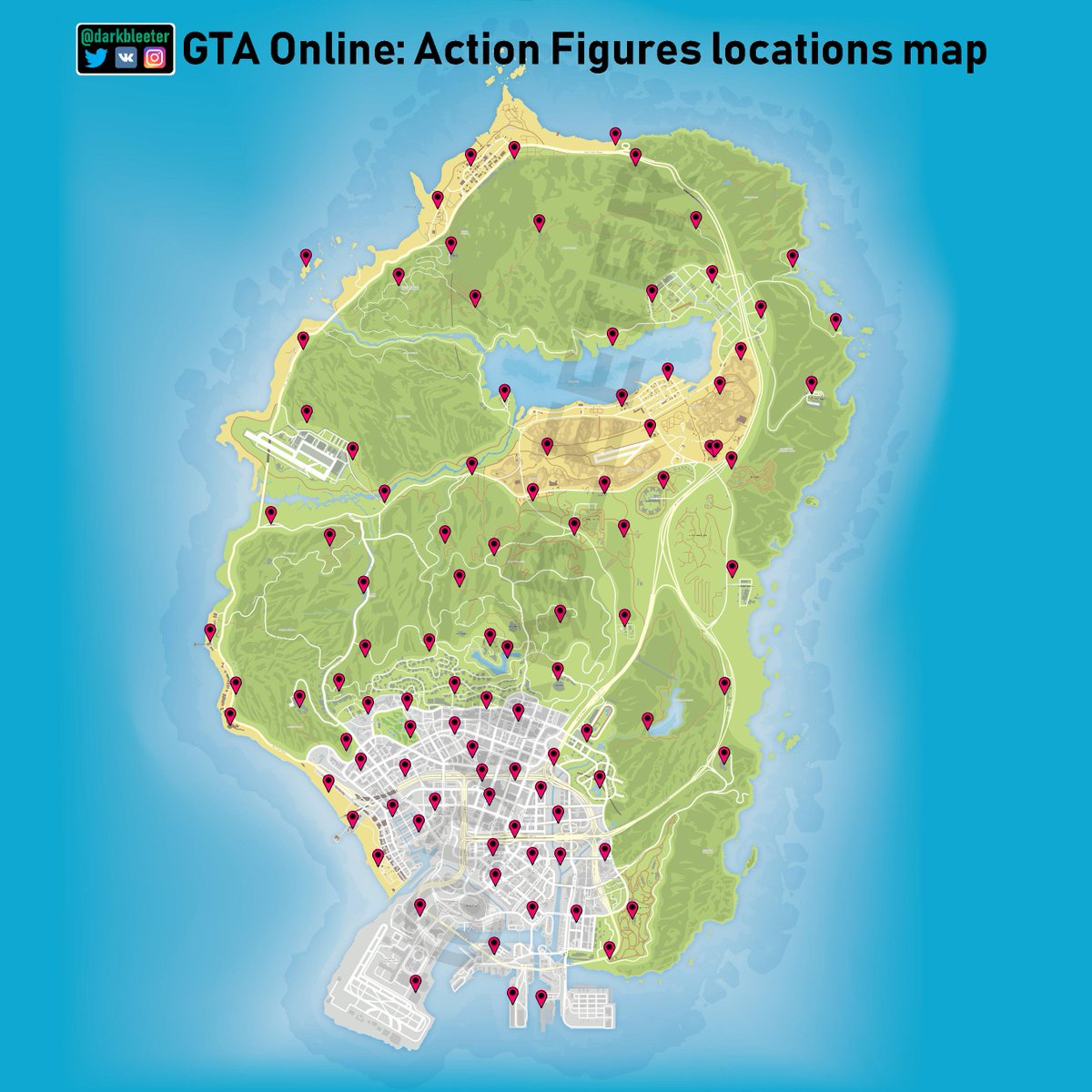 Gta 5 Action Figures Map