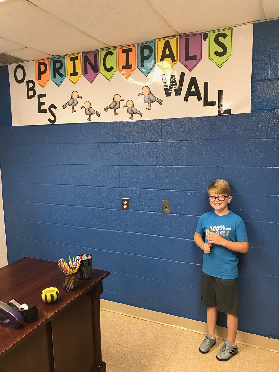 lpalmerOBES's tweet photo. Proud to announce our first Principals Wall at OBES. https://t.co/ZH9d6OlUqd