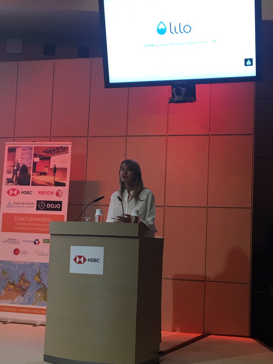JoelGREA's tweet photo. Chez @HSBC ce soir, grâce à #GBM, #startupMakers nous présente #Lilo, #startup qui permet de financer de grandes causes en effectuant ses recherche sur leur moteur de recherche. 2m€ reversé pour 1m d'utilisateurs ! https://t.co/G7jjHQzlFx
