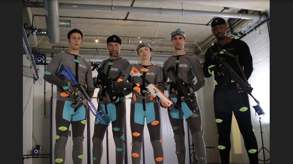 Elite special forces at the ready #mocap #motioncapture #volume