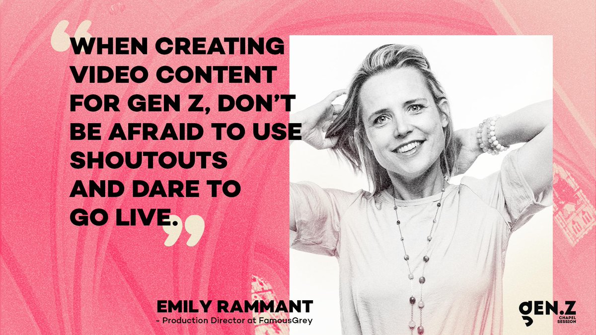 FamousGrey (@famousgrey) on Twitter photo Emily Rammant, Production Director <a href="/FamousGrey/">FamousGrey</a>: “When creating video content for Gen Z, don’t be afraid to use shoutouts and dare to go live.” #chapelsession Emily Rammant, Production Director <a href="/FamousGrey/">FamousGrey</a>: “When creating video content for Gen Z, don’t be afraid to use shoutouts and dare to go live.” #chapelsession