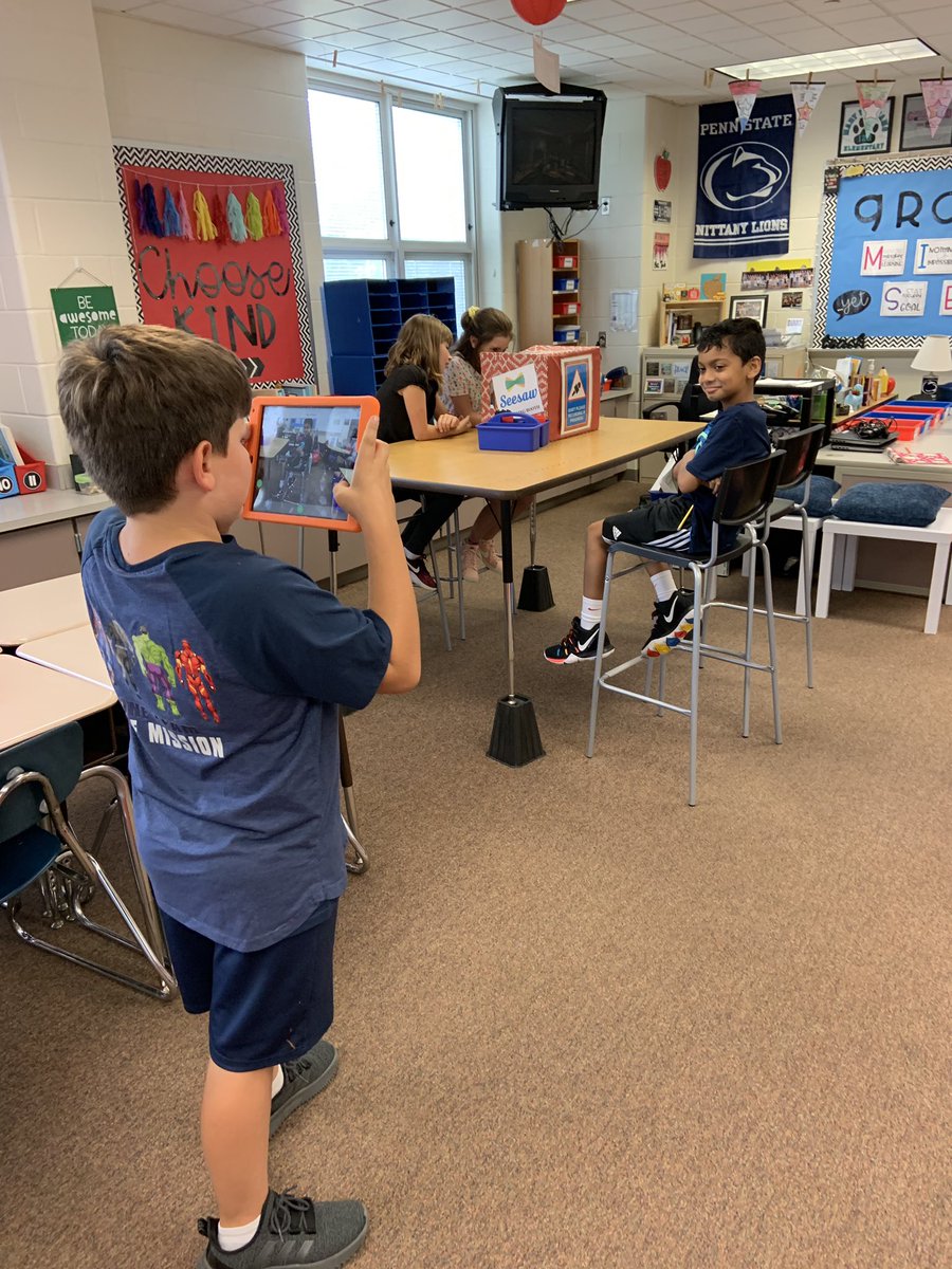 miss_toub's tweet image. We completed a partner @Seesaw activity today! Ss used all the amazing new tools in the app to make a collage of our flexible seating options! They worked collaboratively and recorded to explain the rules of each seat! Super fun! #cbgroveland #cbsdtech 📱🌟✅🎥