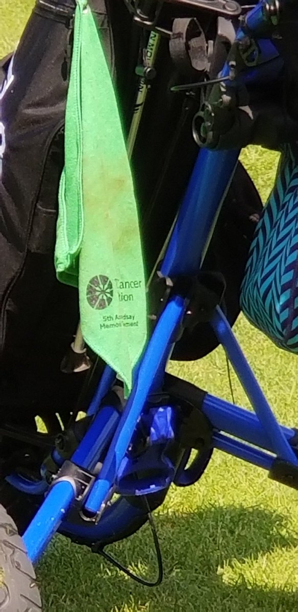 RB549's tweet photo. @targetcancer being represented on the high school course in Atkinson, NE by @hbrotsky    @S__Lindsay https://t.co/dzV8QlVJVT