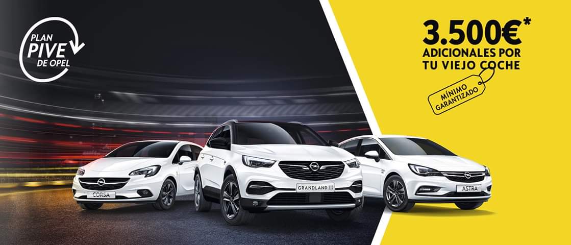 GrupoGil's tweet photo. OPEL || Aprovecha ya el #PlanPIVE de Opel 〽️
🔜 Trae tu viejo coche a los concesionarios @OpelAgrogil, @turismotor_opel u @GilOpel y te damos como mínimo 3.500€ ➕ por él, para que estrenes #Opel 🚘

ℹ️ https://t.co/ejnZv6SVJI

#Alcala #Torrejon #Arganda #Rivas #Madrid https://t.co/yiTOtA3KAR