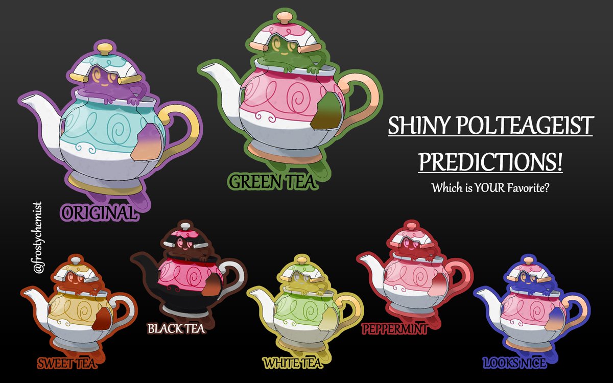 Shiny Tea Pokemon