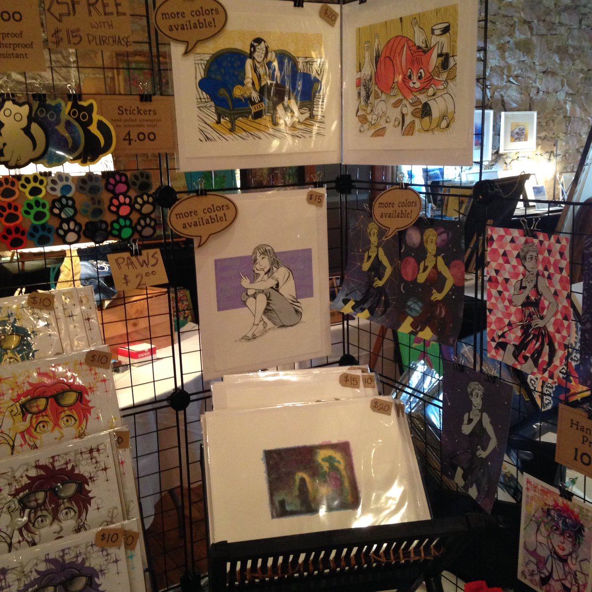 stuffAEAmade's tweet photo. I'm exhibiting at #FallCon2019 in Saint Paul MN on October 5!!
I'll be traveling light with comics and screenprints and stickers!!
Commissions will be available but at-con slots are limited!! https://t.co/2V7MxvSfd2