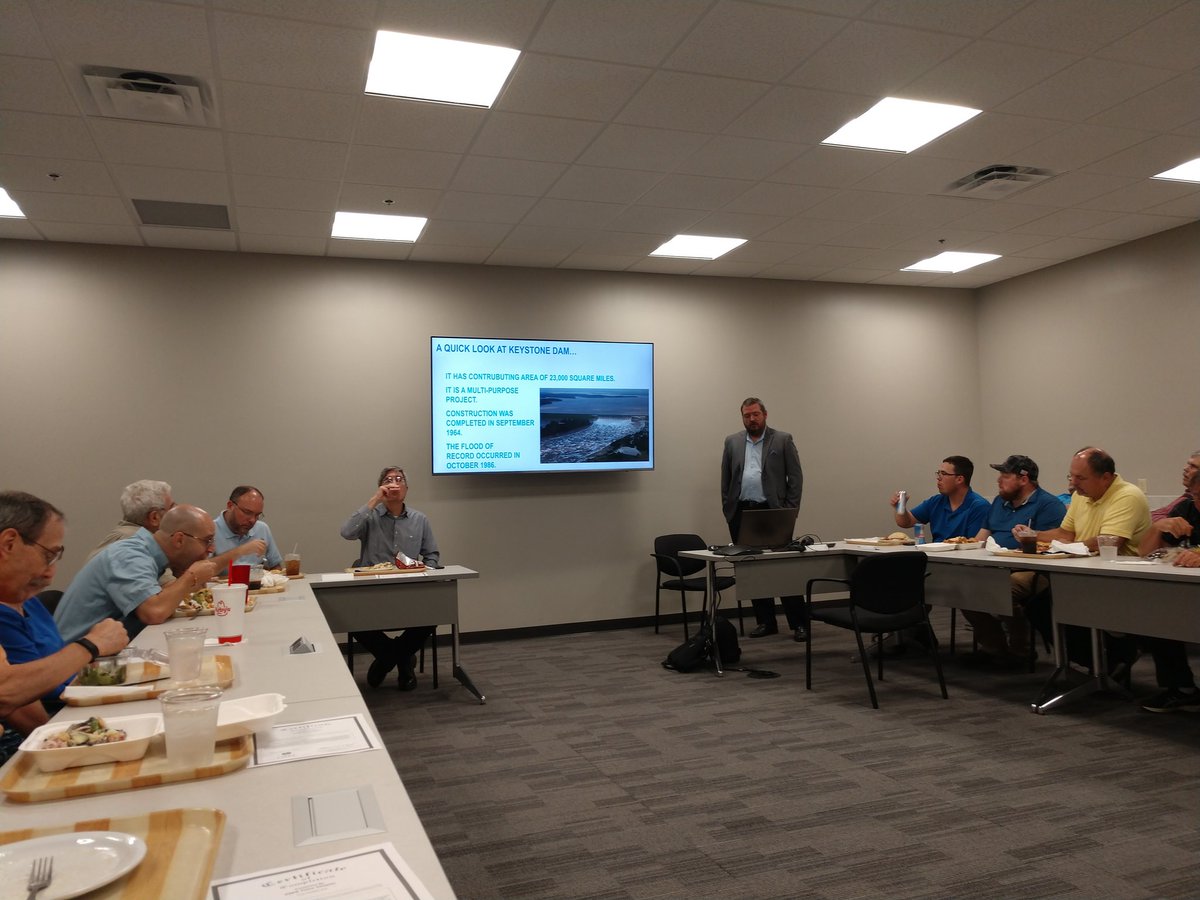 KDBeatty09's tweet photo. Enjoying David Williams, PhD, PE, CFM – U.S. Army Corps of Engineers at @OSPE2 Tulsa. https://t.co/R18rk8ico3