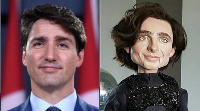Personally, I think the Timothée Chalamet puppet looks more like Justin Trudeau than Timothée Chalamet.