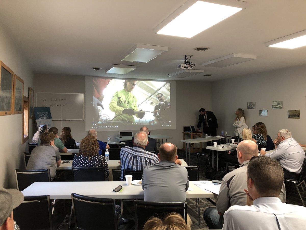 2nd @futurereadyiowa fall summit today at @lislecorp in Clarinda. Full house talking about ways to build talent pipeline through events like @IASkilledTrades Build My Future event, among many other opportunities