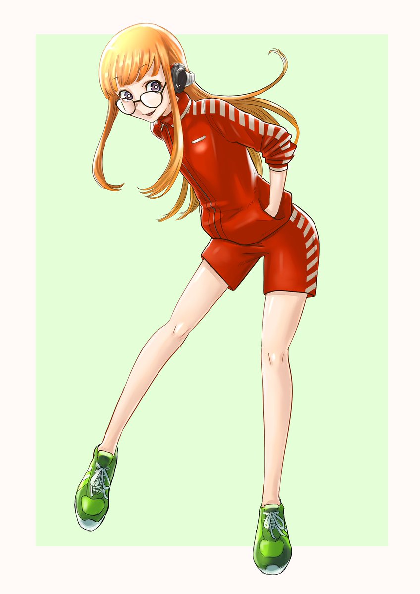 Riku りく No Twitter お題箱 長袖ジャージに短パンの佐倉双葉 ありがとうございます ジャージ可愛いですよね ジャージは主人公のを着てるイメージだけど 双葉にぴったりサイズで描いちゃってます P5 P5r 佐倉双葉