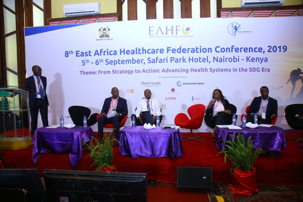 East Africa Healthcare Federation Conference (@eahfconference) on Twitter photo Capitalising on innovative technology is key to constantly push new frontiers of healthcare delivery, as Isaiah Okoth from <a href="/PharmAccessOrg/">PharmAccess</a> <a href="/PharmAccessKE/">PharmAccess Kenya</a> discussed with representatives from @GEHealthcare, <a href="/SafaricomPLC/">Safaricom PLC</a>, #savannahinformatics and #MedicalConciergeGroup at #EAHF8 Capitalising on innovative technology is key to constantly push new frontiers of healthcare delivery, as Isaiah Okoth from <a href="/PharmAccessOrg/">PharmAccess</a> <a href="/PharmAccessKE/">PharmAccess Kenya</a> discussed with representatives from @GEHealthcare, <a href="/SafaricomPLC/">Safaricom PLC</a>, #savannahinformatics and #MedicalConciergeGroup at #EAHF8