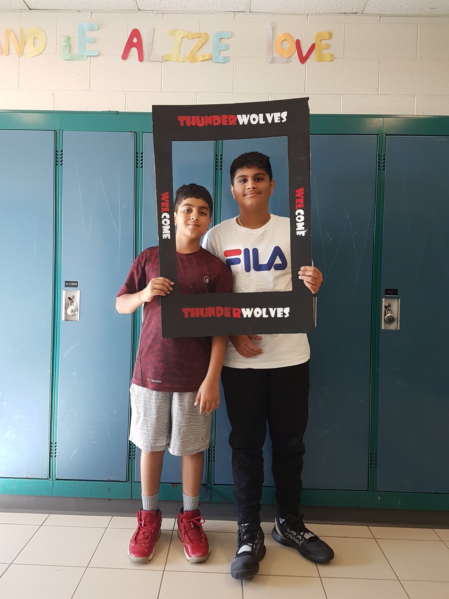 Take 2 -- 802 showing their pride. Welcome to a new school year! #tsmspride