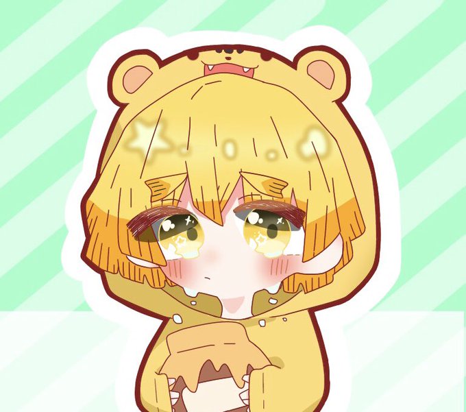 なつめ🐣さんがTwitterに投稿した我妻善逸(鬼滅の刃)のイラスト。