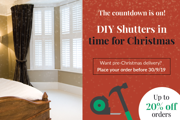 DIYShuttersUK's tweet photo. Order your DIY Shutters pronto if you want to fit them before Xmas &amp; get up to 20% off the more windows you dress! Tell us your measurements &amp; we'll build &amp; deliver your bespoke shutters, ready for you to fit in time for Chrimbo. But you'll need to hurry! https://t.co/vQ9CZa5q1c https://t.co/PqgwtGcfzw