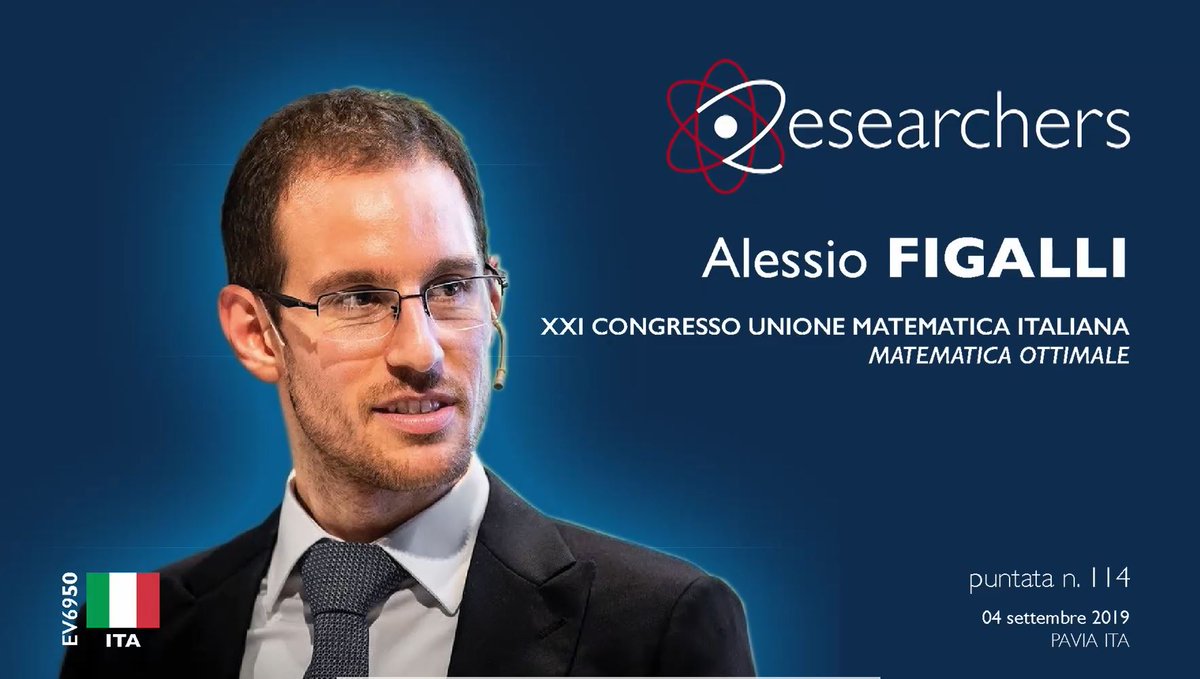 ✅  #Researchers puntata n. 114. Alessio Figalli <a href="/AFigalli/">Alessio Figalli</a> 
✅  "Matematica ottimale" XXI Congresso UMI - Unione Matematica Italiana​ <a href="/UnioneMatematic/">Unione Matematica Italiana</a> 
✅ 📺 Link: aracne.tv/video/alessio-…
#matematica #ricerca #congresso #figalli #scienza 

Foto: ©ETH Zürich Gian Marco Castelberg