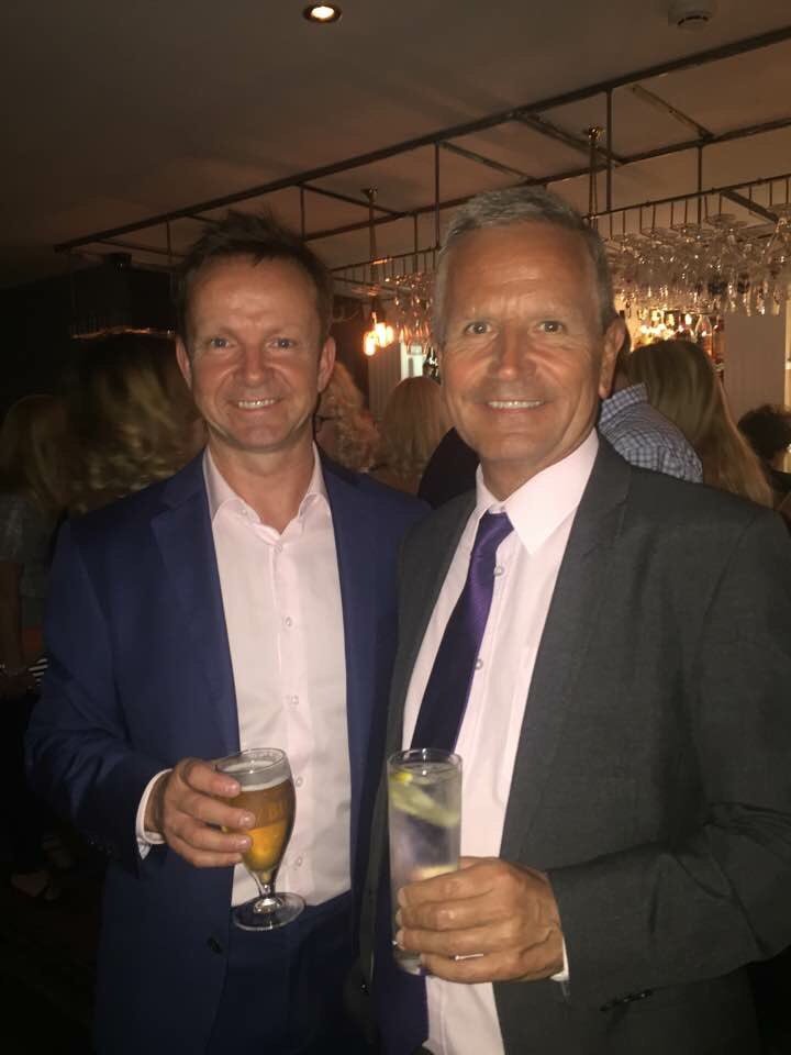 A very Happy birthday from your TV sparring partner & mate of 25 years!! 