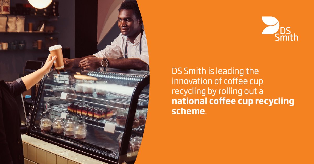 dssmithgroup's tweet photo. We’re rolling out a nationwide #coffeecuprecycling service that will help to recycle millions of cups in the UK. https://t.co/Owu2NEjI85 https://t.co/n77V4yCvrt
