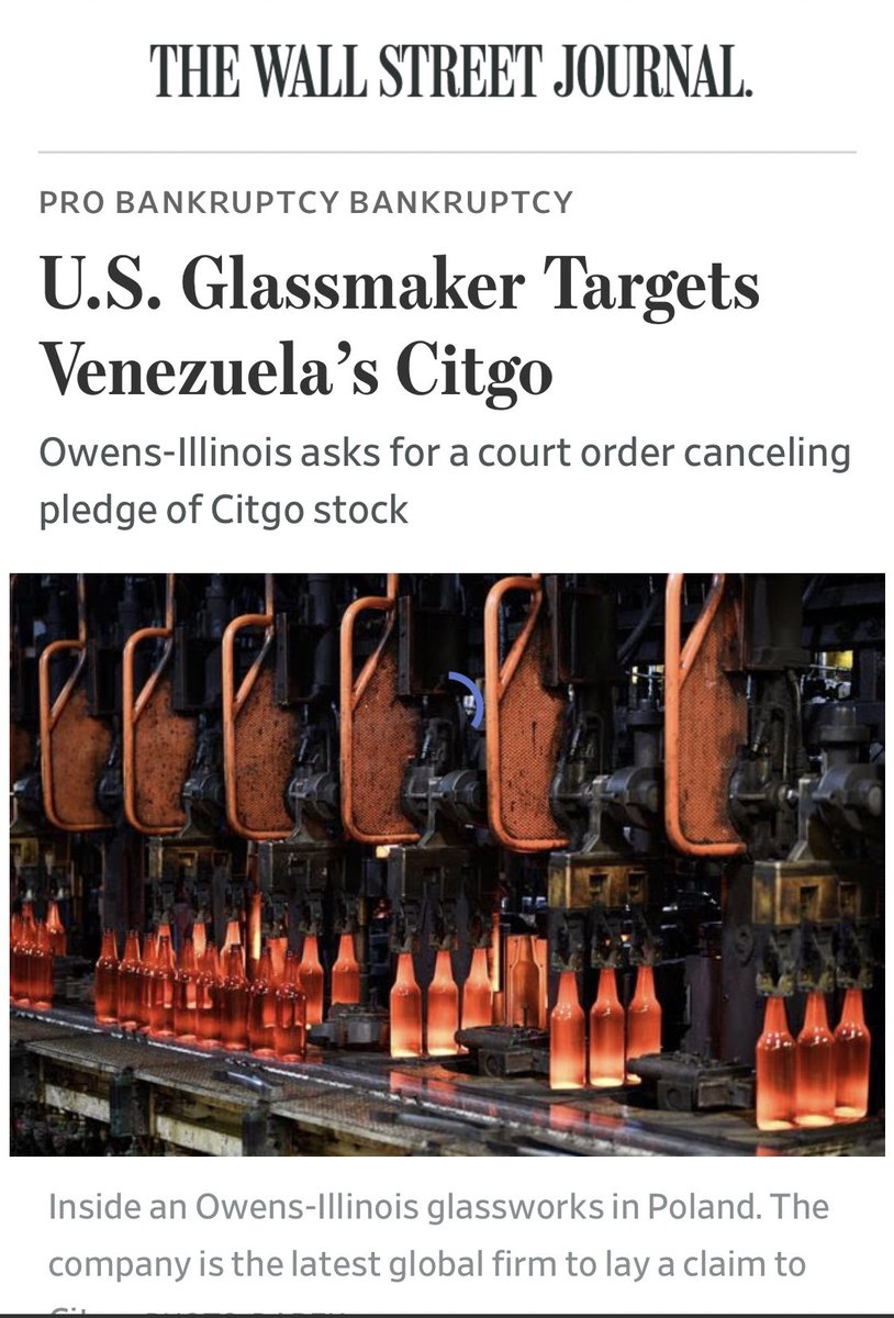 On top of that,  @ignandez doesn’t mention his prior testimony in yet another case against Citgo, that of Ohio glassmaker Owens-Illinois.As with Crystallex, Hernandez testified in support of Owens-Illinois’ argument that PdVSA was an “alter ego” of the Venezuelan gov.