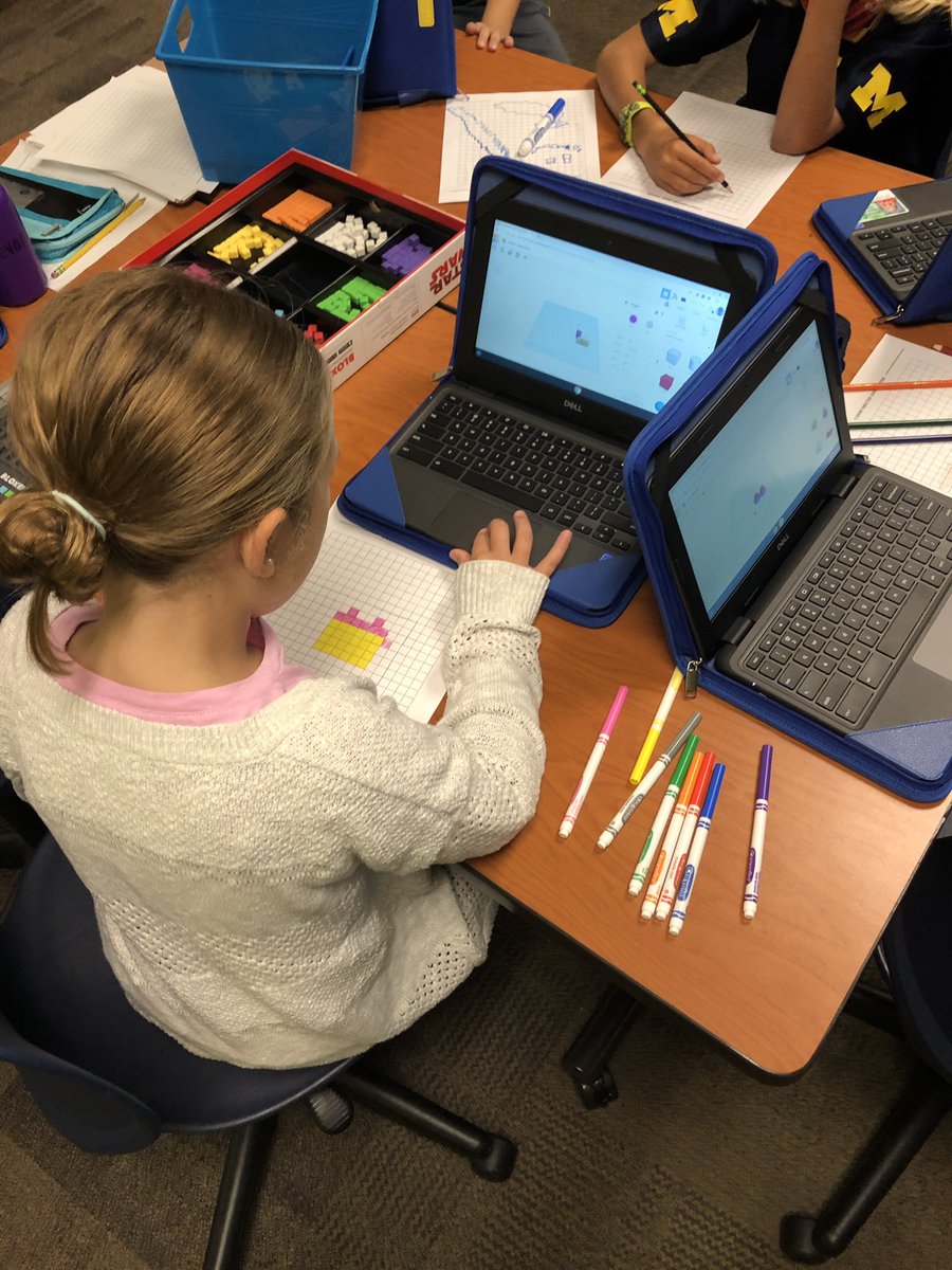 mrharsay's tweet photo. Working hard at designing and modeling our mascots using @tinkercad for our @monoprice 3D printer from our @GEAdditive grant #ghstem @ghapswhitepines #3dprinter #cad #5thgrade #3Dprinted https://t.co/HLC9phsqdC