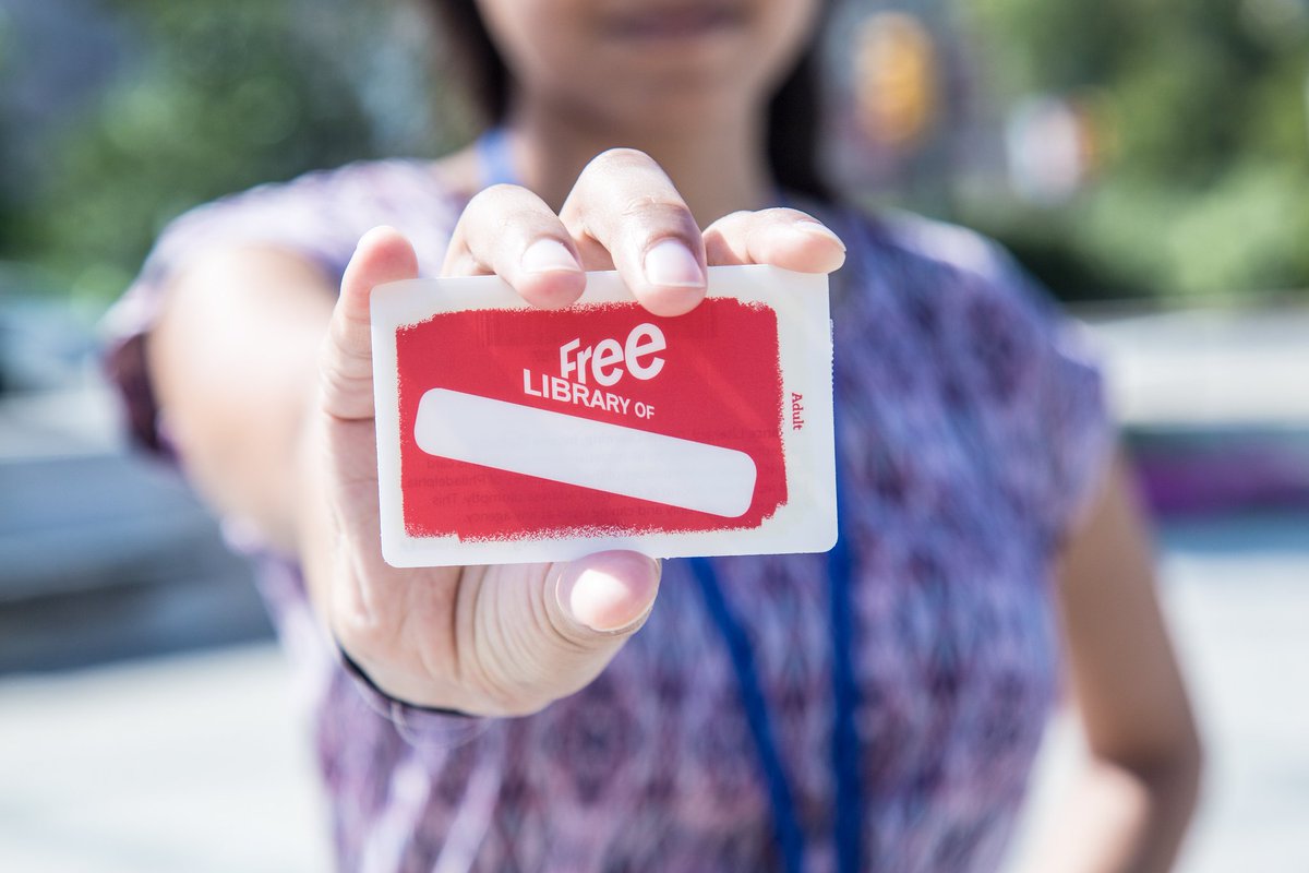PhiladelphiaGov's tweet image. 🥳 It&apos;s #LibraryCardSignUp Month! Celebrate by going to your local library. Don’t have a @FreeLibrary card? Get one today ➡️ freelibrary.org/yourcard