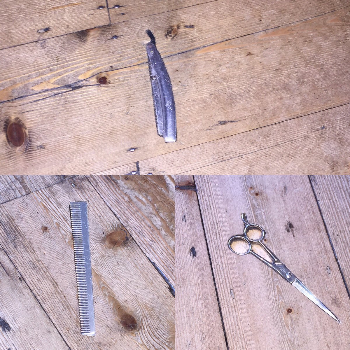hal_barber's tweet photo. ‘Hidden Gems’...We’ve caught a few punters trying to pick these up-buried in our shop floor...!!!✂️ https://t.co/MiBjCiVbAq