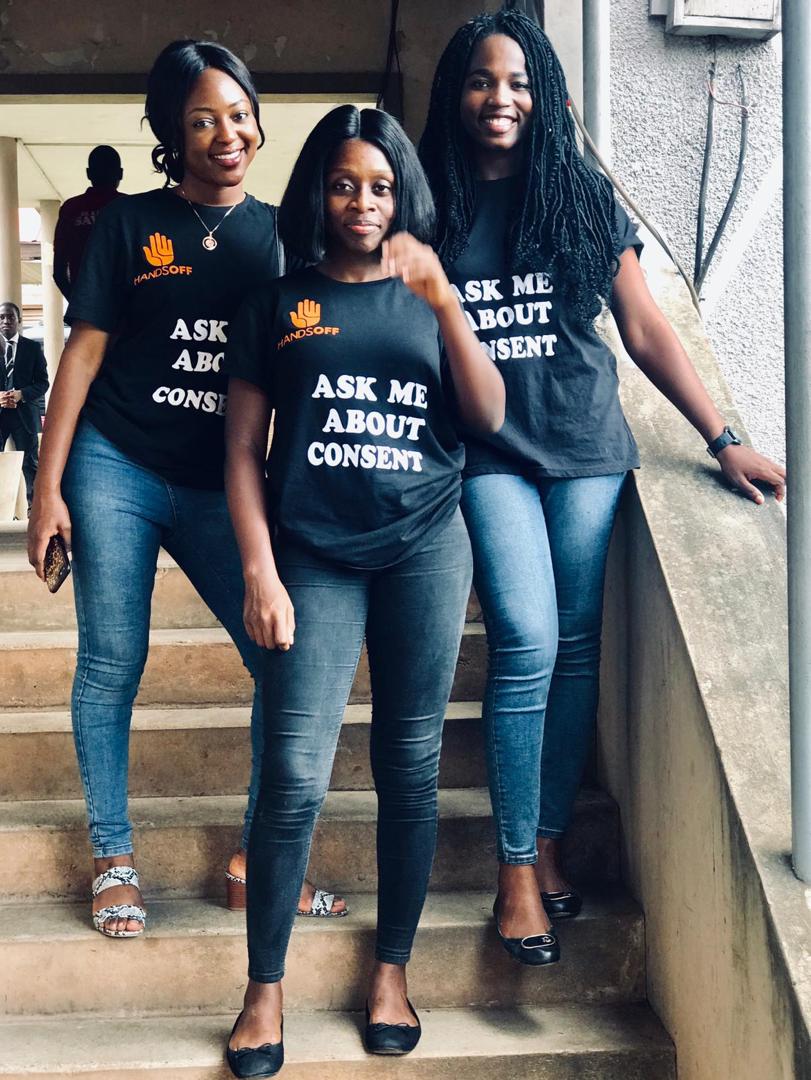 HandsOffNG's tweet photo. Our volunteers did a great job of educating the audience on Consent and we can't be any prouder of them. #ConsentWithHandsOff #NoMeansNo #BreakTheCycle https://t.co/Ou4m9SGUfy