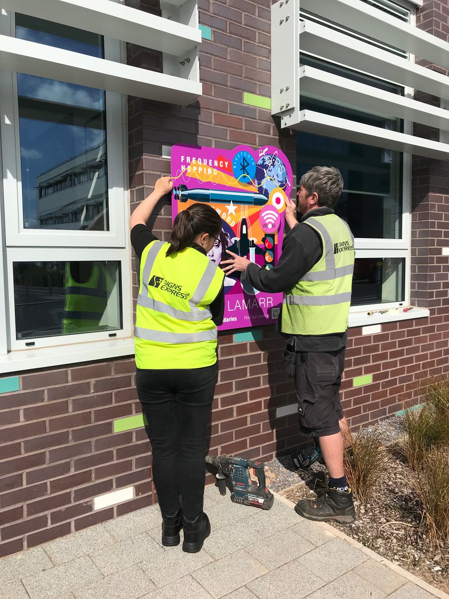 ExeterSciencePk's tweet photo. Signs are going up on our Lamarr, Newton and Turing Grow-on buildings today. More to be revealed soon... https://t.co/jRdEdIJE8B #STEMM #GrowthDeals #Exeter https://t.co/ynC8OvH03y