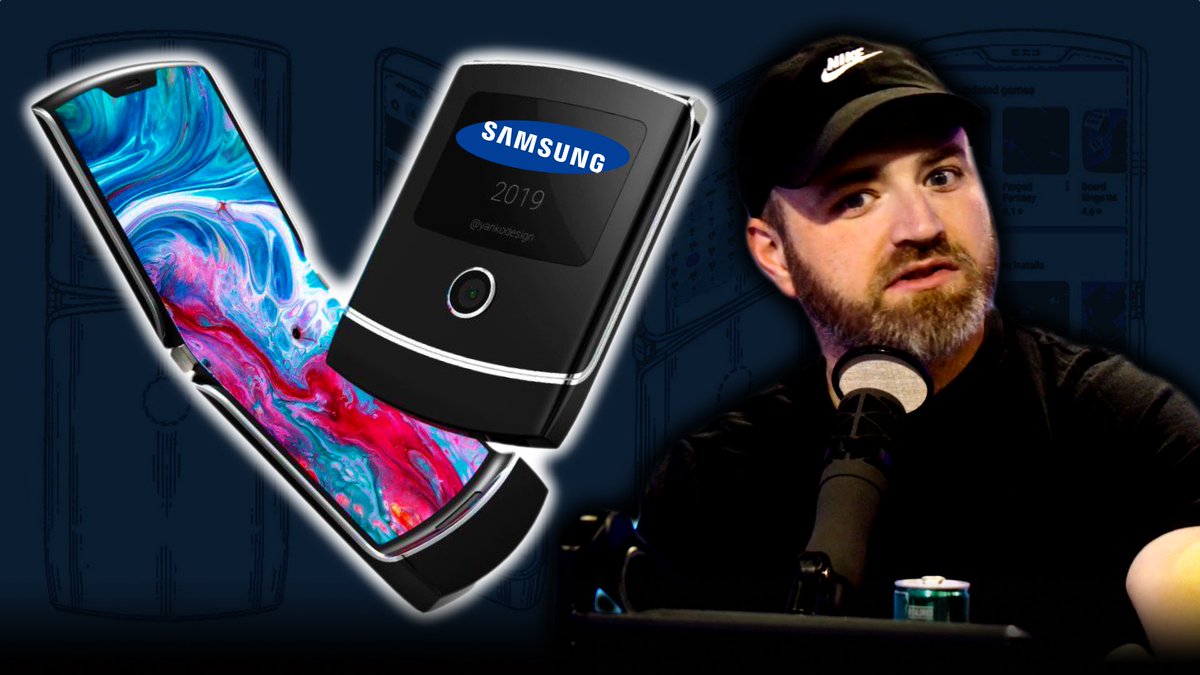 LewLater's tweet photo. The Samsung Galaxy Razr Fold - https://t.co/BvZBZVLhT8 https://t.co/702WJTOSnl