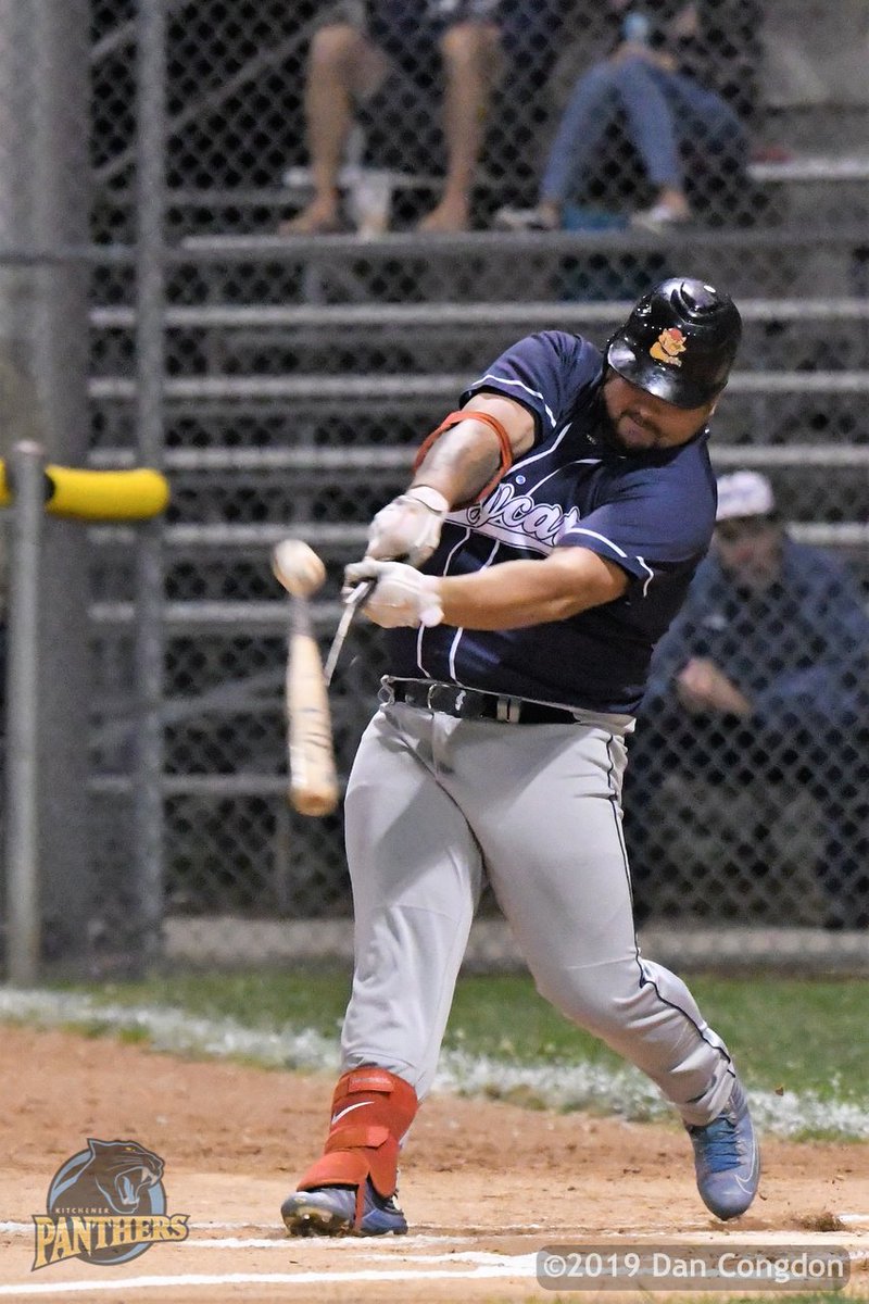 dancongdon's tweet photo. ⚾️ It's said that to make an omelette you have to break a few eggs. Well maybe a few bats needed to be broken for a @IBL_Panthers win. The Panthers beat the @IBLBaycats 5-1 last night and head to Barrie this evening to keep the series alive. #Panthers101 #NeedABiggerBatBudget https://t.co/AIVv3SeEPY